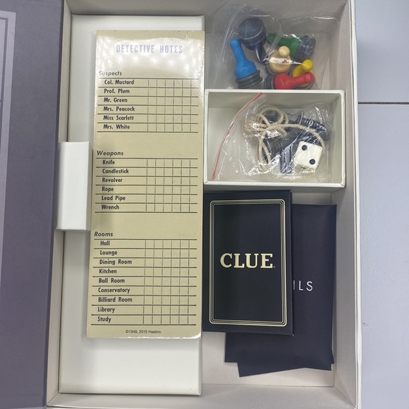 Clue, Vintage, Bookshelf Edition from Smithsonian - Picture 3 of 13